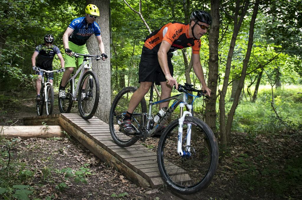 Mountainbikere Kongesporet