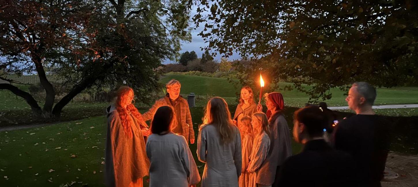 Tidlig morgen ved en af Roskildes mange kilder